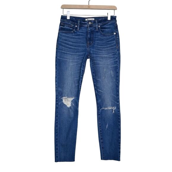Madewell Womens 9" High Riser Skinny Skinny Crop Jean 26 - Picture 1 of 12